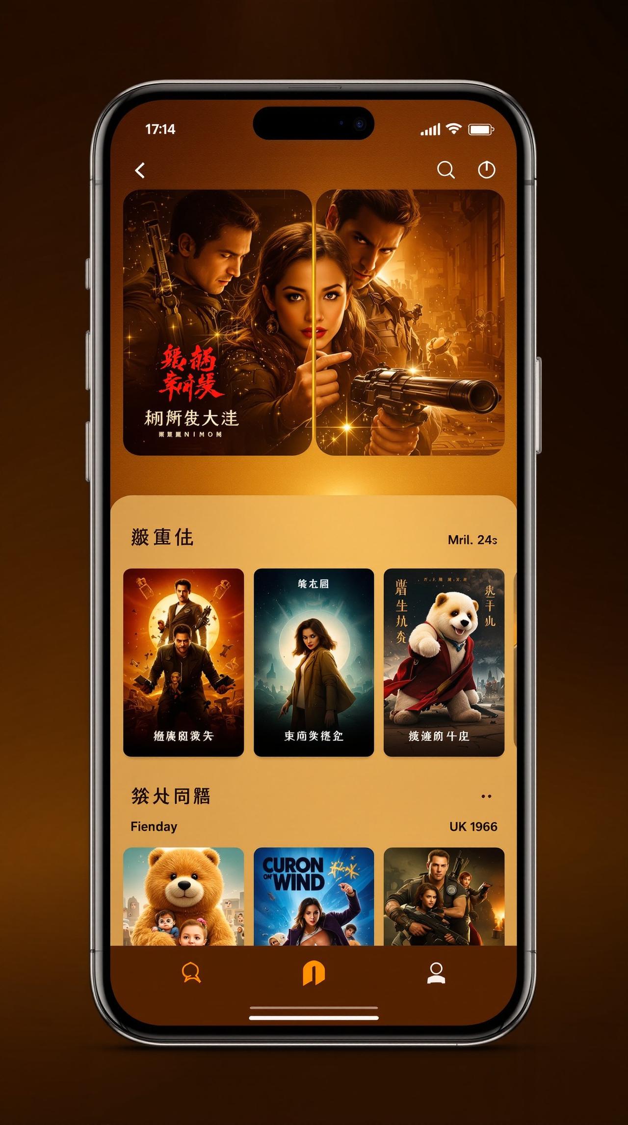 九一影视APP界面预览